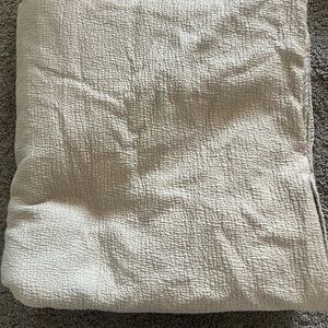 West Elm Cream Duvet Cover